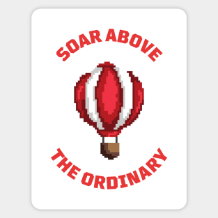 Pixel Skies: Soar Above the Ordinary Sticker